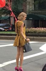 TAYLOR SWIFT at a Photoshoot in West Village