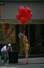 TAYLOR SWIFT at a Photoshoot in West Village