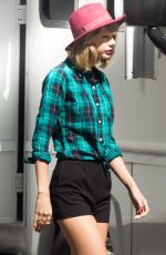 TAYLOR SWIFT at a Photoshoot in West Village