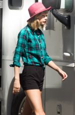 TAYLOR SWIFT at a Photoshoot in West Village