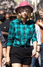 TAYLOR SWIFT at a Photoshoot in West Village
