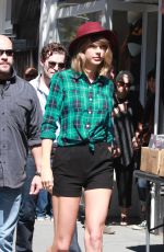 TAYLOR SWIFT at a Photoshoot in West Village