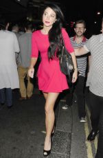 TULISA CONTOSTAVLOS and Friends Night Out in London