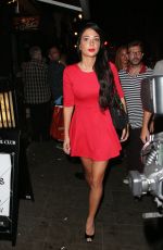TULISA CONTOSTAVLOS Night Out in London