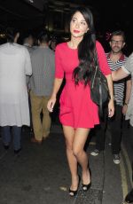 TULISA CONTOSTAVLOS Night Out in London