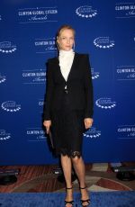 UMA THURMAN at 2014 Clinton Global Citozen Awards in New York