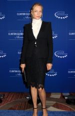 UMA THURMAN at 2014 Clinton Global Citozen Awards in New York