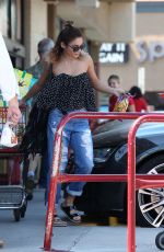 VANESSA HUDGENS at Grocery Shopping in Los Angeles