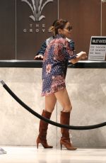 VANESSA HUDGENS at the Grove in West Hollywood