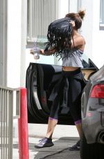 VANESSA HUDGENS Hiding From Paps Out in Studio City