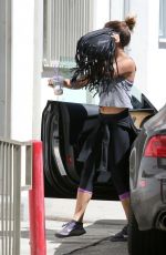 VANESSA HUDGENS Hiding From Paps Out in Studio City