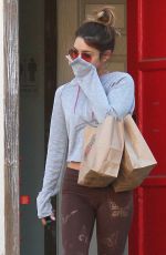 VANESSA HUDGENS in Tights Out and About in Los Angeles