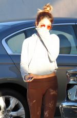 VANESSA HUDGENS in Tights Out and About in Los Angeles