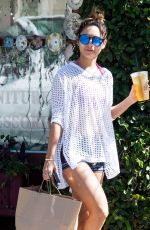 VANESSA HUDGENS Leaves a Furniture Store in Studio City