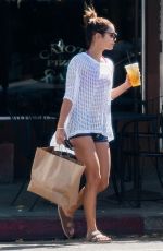 VANESSA HUDGENS Leaves a Furniture Store in Studio City