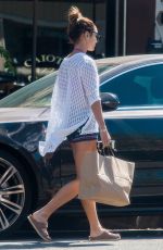 VANESSA HUDGENS Leaves a Furniture Store in Studio City