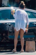 VANESSA HUDGENS Leaves a Furniture Store in Studio City
