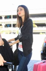 VICTORIA JUSTICE at Los Angeles International Airport 0209