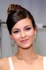 VICTORIA JUSTICE at Rebecca Minkoff Fashion Show in New York
