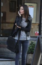 VICTORIA JUSTICE on the Set of Eye Candy in Brooklyn
