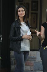 VICTORIA JUSTICE on the Set of Eye Candy in Brooklyn