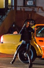 VICTORIA JUSTICE on the Set of Eye Candy in Brooklyn