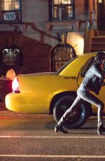 VICTORIA JUSTICE on the Set of Eye Candy in Brooklyn