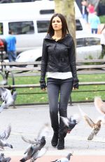 VICTORIA JUSTICE on the Set of Eye Candy in New York 2209