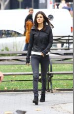 VICTORIA JUSTICE on the Set of Eye Candy in New York 2209