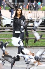 VICTORIA JUSTICE on the Set of Eye Candy in New York 2209