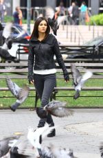 VICTORIA JUSTICE on the Set of Eye Candy in New York 2209