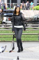 VICTORIA JUSTICE on the Set of Eye Candy in New York 2209