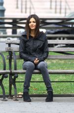VICTORIA JUSTICE on the Set of Eye Candy in New York 2209