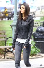 VICTORIA JUSTICE on the Set of Eye Candy in New York 2209