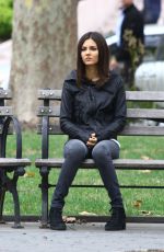 VICTORIA JUSTICE on the Set of Eye Candy in New York 2209