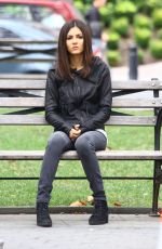 VICTORIA JUSTICE on the Set of Eye Candy in New York 2209