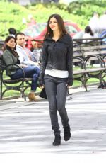 VICTORIA JUSTICE on the Set of Eye Candy in New York 2209