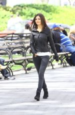 VICTORIA JUSTICE on the Set of Eye Candy in New York 2209