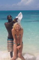 YVONE STRAHOVSKI in Bikini - ALS Ice Bucket Challenge