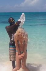 YVONE STRAHOVSKI in Bikini - ALS Ice Bucket Challenge
