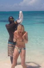 YVONE STRAHOVSKI in Bikini - ALS Ice Bucket Challenge