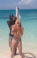 YVONE STRAHOVSKI in Bikini - ALS Ice Bucket Challenge