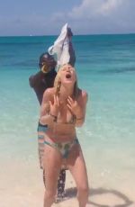 YVONE STRAHOVSKI in Bikini - ALS Ice Bucket Challenge