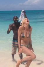 YVONE STRAHOVSKI in Bikini - ALS Ice Bucket Challenge