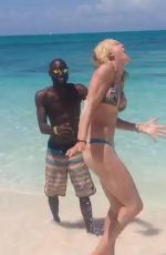 YVONE STRAHOVSKI in Bikini - ALS Ice Bucket Challenge