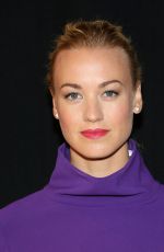 YVONNE STRAHOVSKI at ICB Fashion Show in New York