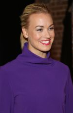 YVONNE STRAHOVSKI at ICB Fashion Show in New York