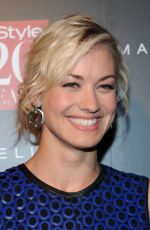 YVONNE STRAHOVSKI at Instyle 20th Anniversary Party in New York