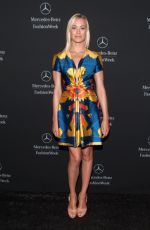 YVONNE STRAHOVSKI at Mercedes-Benz Fashion Week in New York