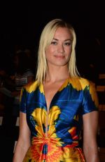 YVONNE STRAHOVSKI at Mercedes-Benz Fashion Week in New York